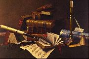 William Michael Harnett Music and Literature oil on canvas